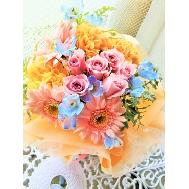 そのまま飾れる花束